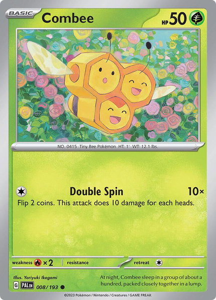 Combee trading card from SV02: Paldea Evolved Combee - SV02: Paldea Evolved Pokémon trading card
