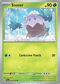 Snover - SV02: Paldea Evolved (PAL) #010/193 - Common Pokémon Trading Card