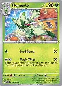 Floragato - 014/193 - SV02: Paldea Evolved (PAL) #014/193 - Uncommon Pokémon Trading Card