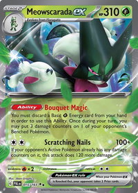 Meowscarada ex - 015/193 - SV02: Paldea Evolved (PAL) #015/193 - Double Rare Pokémon Trading Card