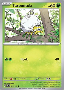 Tarountula - 017/193 - SV02: Paldea Evolved (PAL) #017/193 - Common Pokémon Trading Card