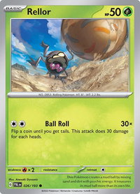 Rellor - 026/193 - SV02: Paldea Evolved (PAL) #026/193 - Common Pokémon Trading Card