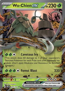 Wo-Chien ex - 027/193 - SV02: Paldea Evolved (PAL) #027/193 - Double Rare Pokémon Trading Card