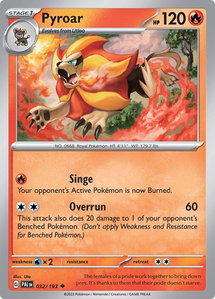 Pyroar - 032/193 - SV02: Paldea Evolved (PAL) #032/193 - Uncommon Pokémon Trading Card