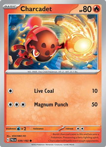 Charcadet - 039/193 - SV02: Paldea Evolved (PAL) #039/193 - Common Pokémon Trading Card