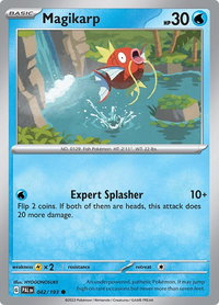 Magikarp - 042/193 - SV02: Paldea Evolved (PAL) #042/193 - Common Pokémon Trading Card