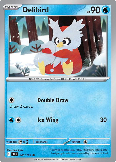 Delibird - SV02: Paldea Evolved Pokémon trading card