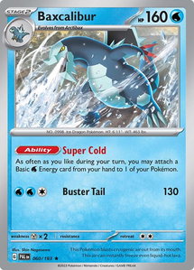 Baxcalibur - 060/193 - SV02: Paldea Evolved (PAL) #060/193 - Rare Pokémon Trading Card