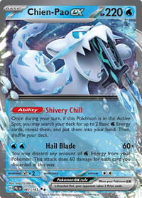 Chien-Pao ex - 061/193 - SV02: Paldea Evolved (PAL) #061/193 - Double Rare Pokémon Trading Card