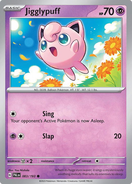 Jigglypuff - SV02: Paldea Evolved Pokémon trading card