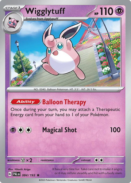 Wigglytuff - SV02: Paldea Evolved Pokémon trading card