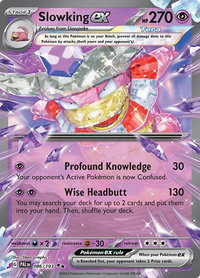 Slowking ex - 086/193 - SV02: Paldea Evolved (PAL) #086/193 - Double Rare Pokémon Trading Card