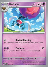 Rabsca - 099/193 - SV02: Paldea Evolved (PAL) #099/193 - Rare Pokémon Trading Card