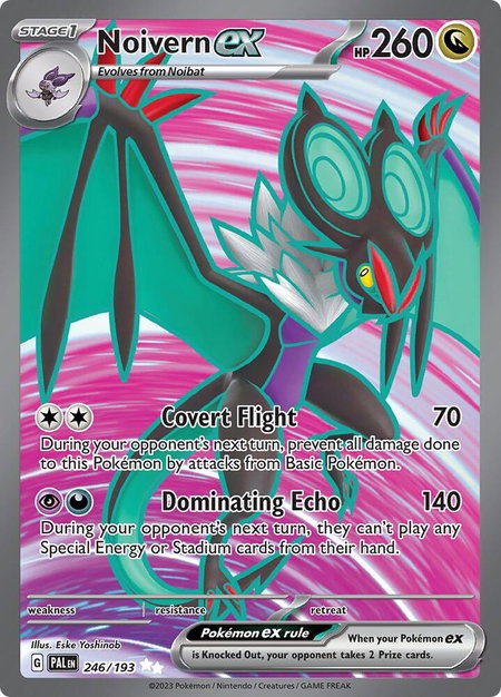 Noivern ex - 246/193 trading card from SV02: Paldea Evolved Noivern ex - 246/193 - SV02: Paldea Evolved Pokémon trading card