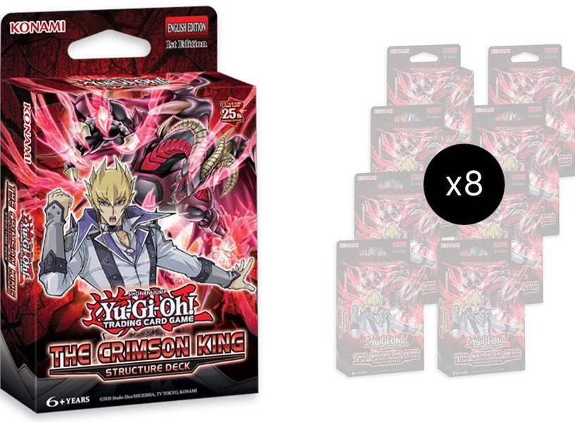 The Crimson King Structure Deck Display [1st Edition] - Structure Deck: The Crimson King YuGiOh trading card