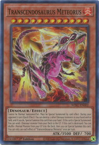 Transcendosaurus Meteorus - Wild Survivors (WISU) #WISU-EN002 - Super Rare YuGiOh Trading Card