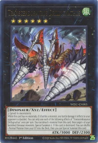 Transcendosaurus Drillygnathus - Wild Survivors (WISU) #WISU-EN005 - Rare YuGiOh Trading Card