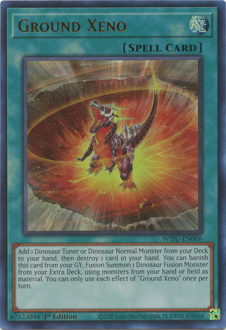 Ground Xeno - Wild Survivors YuGiOh trading card