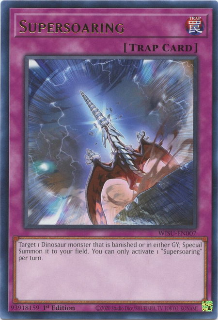 Supersoaring - Wild Survivors YuGiOh trading card