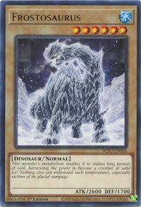 Frostosaurus - Wild Survivors (WISU) #WISU-EN008 - Rare YuGiOh Trading Card