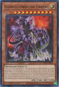 Ultimate Conductor Tyranno - Wild Survivors (WISU) #WISU-EN009 - Rare YuGiOh Trading Card