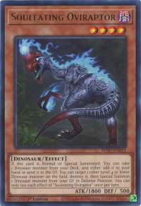 Souleating Oviraptor - Wild Survivors (WISU) #WISU-EN012 - Rare YuGiOh Trading Card