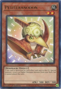 Petiteranodon - Wild Survivors (WISU) #WISU-EN014 - Rare YuGiOh Trading Card