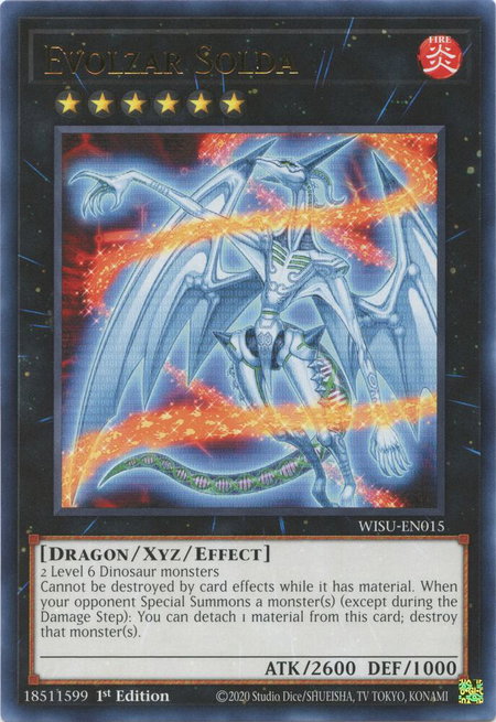 Evolzar Solda - Wild Survivors YuGiOh trading card