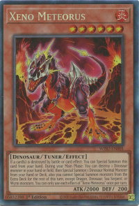 Xeno Meteorus (CR) - Wild Survivors (WISU) #WISU-EN001 - Collector's Rare YuGiOh Trading Card