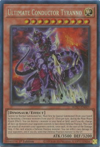 Ultimate Conductor Tyranno (CR) - Wild Survivors (WISU) #WISU-EN009 - Collector's Rare YuGiOh Trading Card