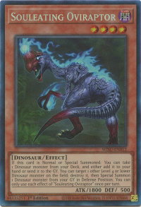Souleating Oviraptor (CR) - Wild Survivors (WISU) #WISU-EN012 - Collector's Rare YuGiOh Trading Card