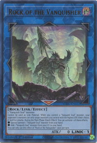 Rock of the Vanquisher - Wild Survivors (WISU) #WISU-EN022 - Ultra Rare YuGiOh Trading Card