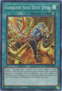 Vanquish Soul Dust Devil - Wild Survivors (WISU) #WISU-EN024 - Super Rare YuGiOh Trading Card