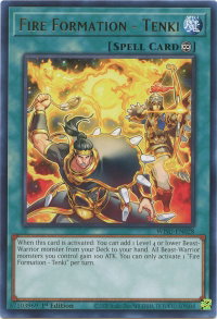 Fire Formation - Tenki - Wild Survivors (WISU) #WISU-EN028 - Rare YuGiOh Trading Card