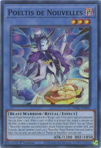 Poeltis de Nouvelles - Wild Survivors (WISU) #WISU-EN031 - Super Rare YuGiOh Trading Card