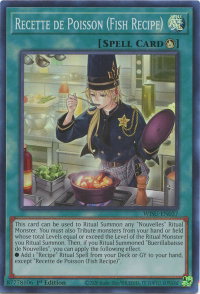 Recette de Poisson (Fish Recipe) - Wild Survivors (WISU) #WISU-EN037 - Super Rare YuGiOh Trading Card
