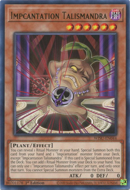 Impcantation Talismandra - Wild Survivors YuGiOh trading card