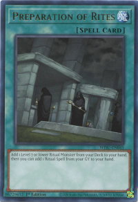 Preparation of Rites - Wild Survivors (WISU) #WISU-EN045 - Rare YuGiOh Trading Card