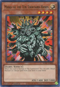 Manju of the Ten Thousand Hands - Wild Survivors (WISU) #WISU-EN046 - Rare YuGiOh Trading Card