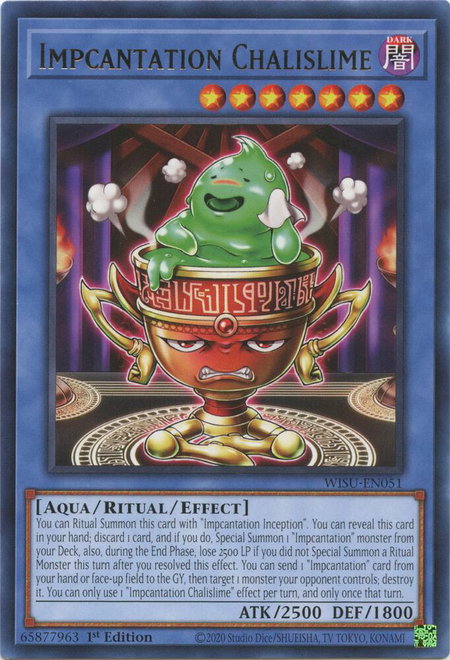 Impcantation Chalislime - Wild Survivors YuGiOh trading card