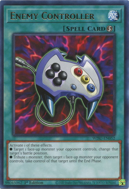 Enemy Controller - Wild Survivors YuGiOh trading card