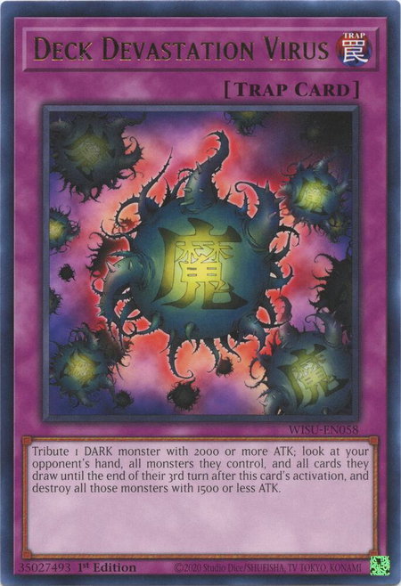 Deck Devastation Virus - Wild Survivors YuGiOh trading card