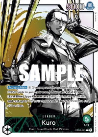 Kuro (Alternate Art) - Pillars of Strength (OP03) #OP03-021 - Leader One Piece Trading Card