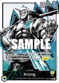 Arlong (Alternate Art) - Pillars of Strength (OP03) #OP03-022 - Leader One Piece Trading Card