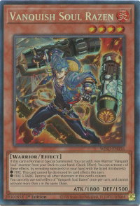 Vanquish Soul Razen (CR) - Wild Survivors (WISU) #WISU-EN016 - Collector's Rare YuGiOh Trading Card