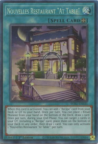 Nouvelles Restaurant "At Table" (CR) - Wild Survivors (WISU) #WISU-EN035 - Collector's Rare YuGiOh Trading Card