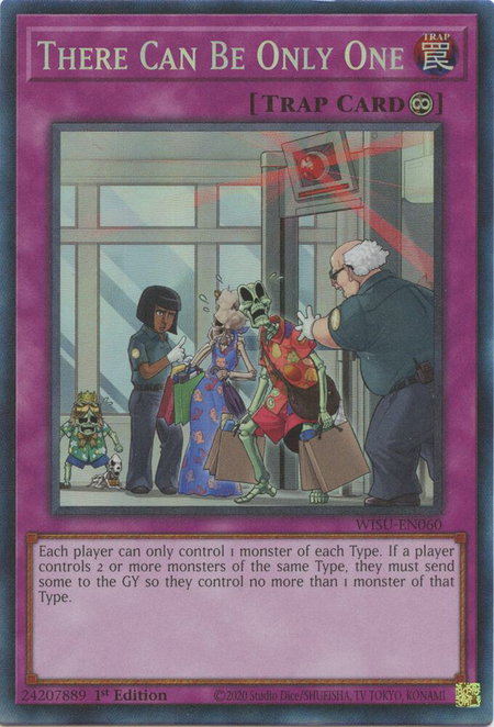 There Can Be Only One (CR) - Wild Survivors YuGiOh trading card