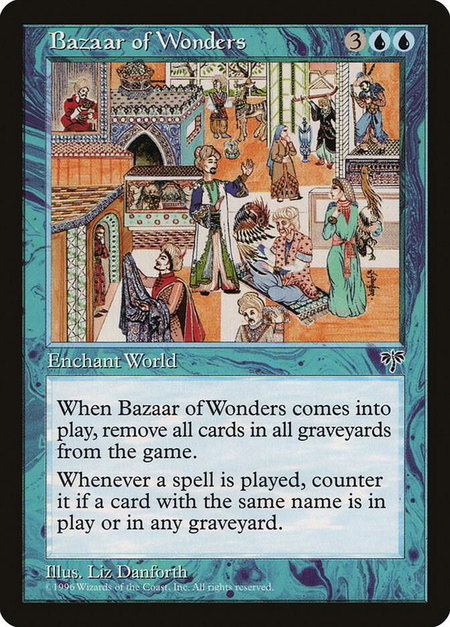 Bazaar of Wonders - Mirage Magic: The Gathering trading card