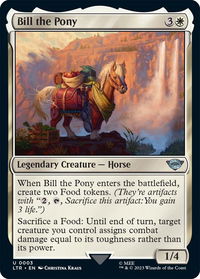 Bill the Pony - Universes Beyond: The Lord of the Rings: Tales of Middle-earth (LTR) #3 - Uncommon Magic: The Gathering Trading Card
