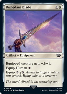 Dunedain Blade - Universes Beyond: The Lord of the Rings: Tales of Middle-earth (LTR) #6 - Common Magic: The Gathering Trading Card